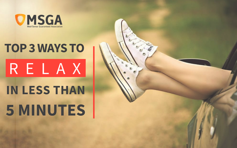 Top 3 Ways To Relax In Less Than Five Minutes