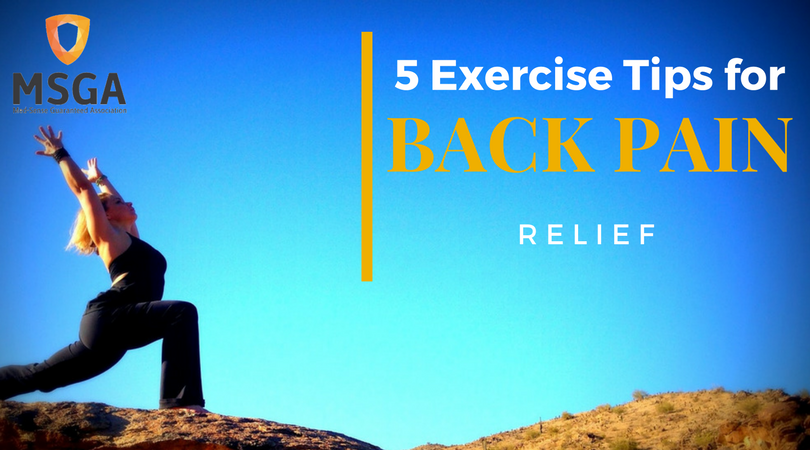 5 Exercise Tips for Back Pain Relief  