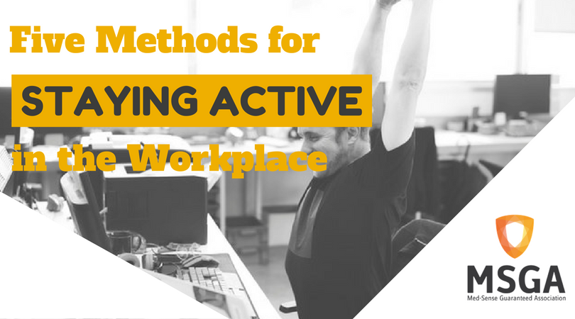 Five Methods for Staying Active in the Workplace