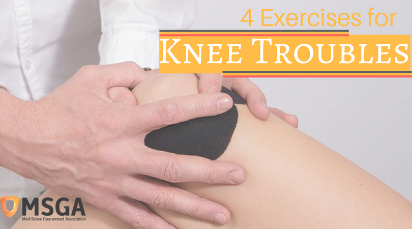 4 Exercises for Knee Troubles