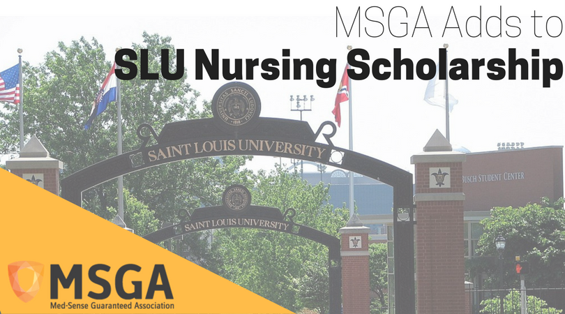 MSGA Gift to SLU Nursing Scholarship