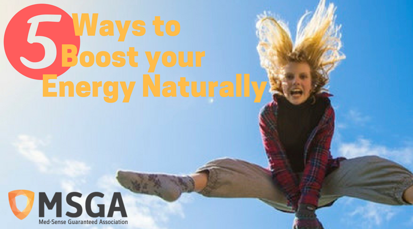 Five Ways to Boost your Energy Naturally