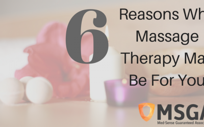 6 Reasons Why Massage Therapy May Be For You